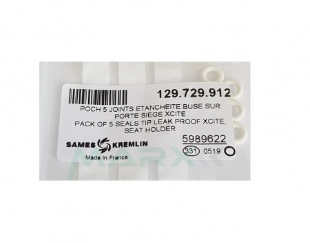 Sames Kremlin Düsensitzdichtung XCITE – Satz à 5 Stück für Kremlin XCITE und Black Finish X.C