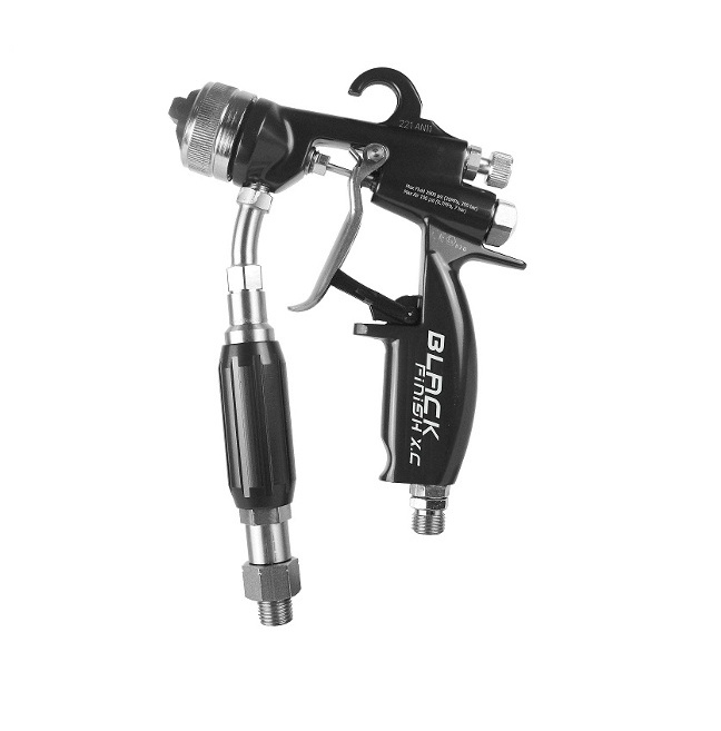 Black Finish X.C AirCoat Farbspritzpistole kompatibel mit Kremlin VX24 Zerstäuberkopf