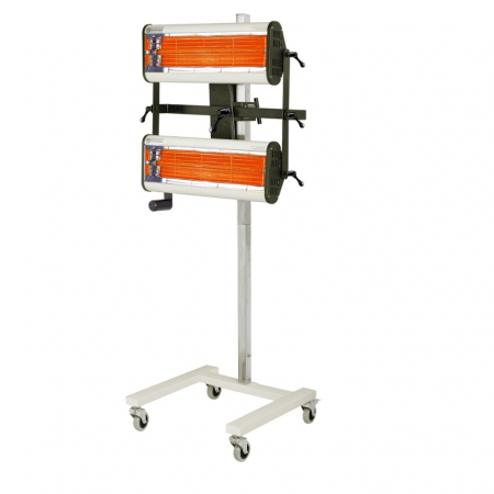 Infrarot-Strahler IR-B02 – Kurzwelliger Strahler mit 2 Strahlerfeldern, Ultraschallsensor und 2-Stufen Trocknung für mittlere Lackierflächen