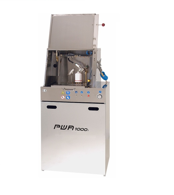 Pistolenwaschgerät PWA 1000i für Becherpistolen mit Klarnachspülung und Pinselbetrieb