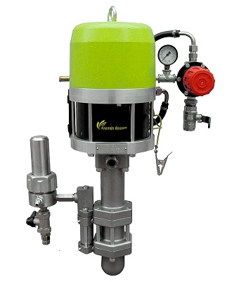 Sames Kremlin Flowmax 34.F60 Edelstahl-Kolbenpumpe mit Faltenbalgabdichtung für Wasserlacke