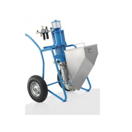 WIWA Dickschicht-Mörtelpumpe für epoxid- und wasserbasierende Dickstoffe und Mörtel