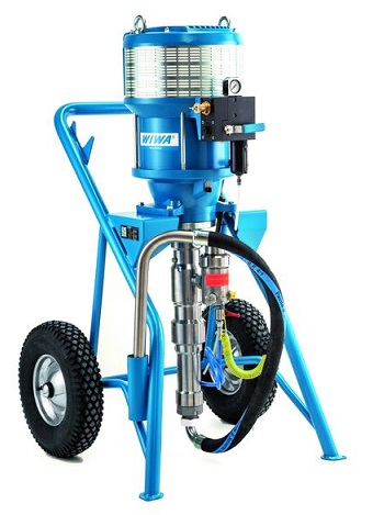 WIWA HERKULES GX Serie Airless-Spritzgerät mit Edelstahlpumpe und Anti-Icing-Luftmotor