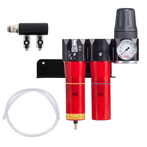 1101708-SATAFilter544 SATA Filter 544 2-stufiger Sinter / Feinfilter, Druckregler, Abgangsmodul