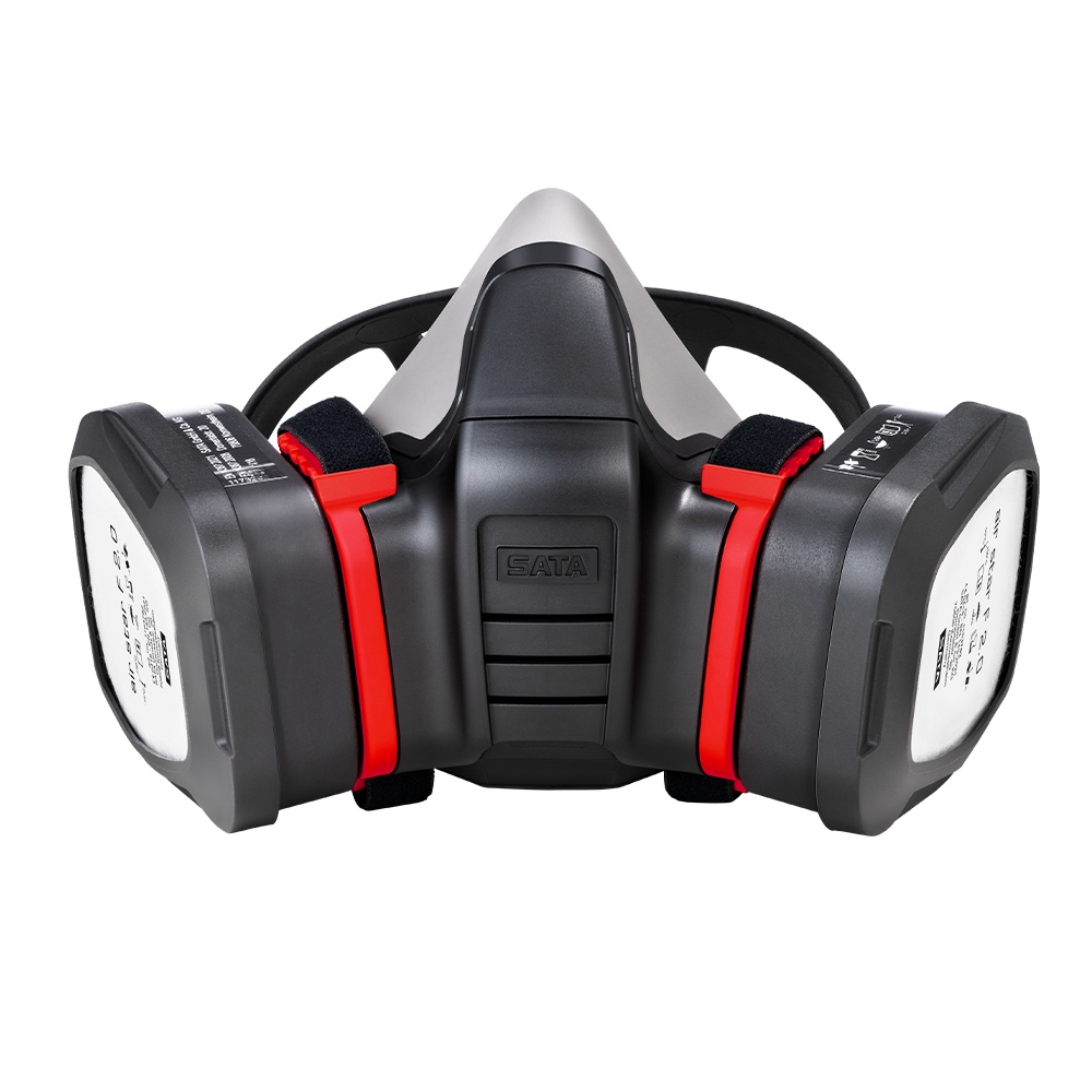 SATA air star F Halbmaske – Atemschutz für Lackierarbeiten und Staubschutz
