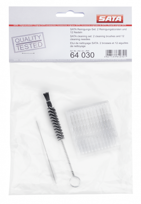 SATA Reinigungs-Set 64030 mit Bürsten und Nadeln