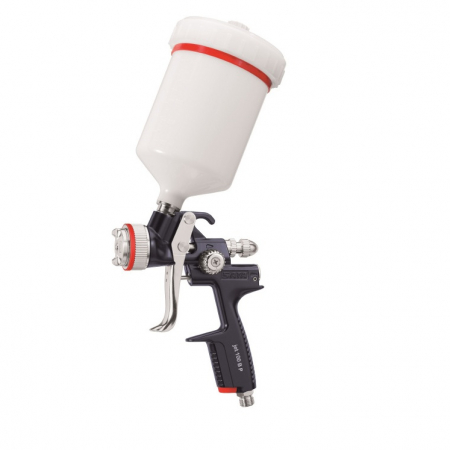 SATAjet 100 B P Füllerpistole mit 2,5 mm Düse und 0,6 L QCC Kunststoff-Mehrwegbecher