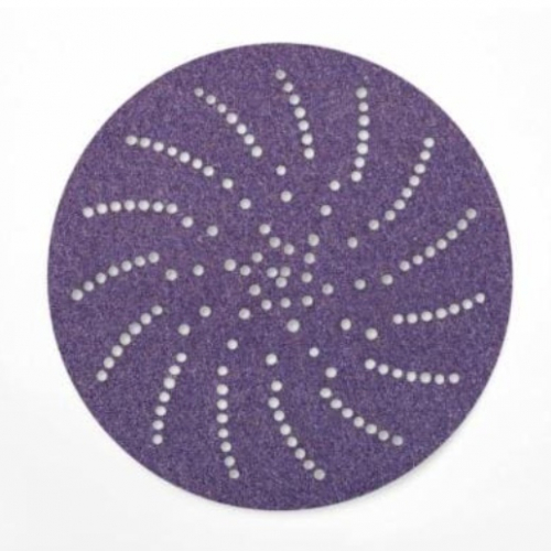 3M Xtract Cubitron II Filmscheibe 775L mit Multihole-Technologie, Hookit Befestigung, Präzisionskorn, staubfreies Schleifen, lange Standzeit