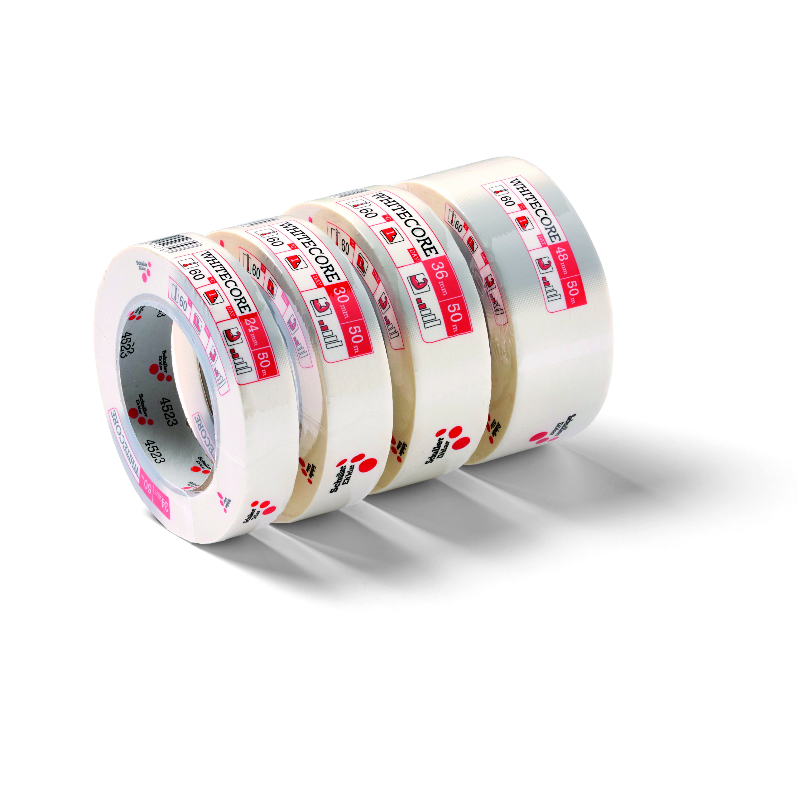 schuller-abdeckklebeband-white-core Schuller WHITE CORE Abdeckklebeband, Feinkreppband für Malerarbeiten, mittlere Klebekraft, geeignet für Farben und Lacke