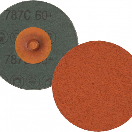 3M Roloc Fiberscheibe 787C Ø 50 mm & 75 mm, Körnung P36–P120, für Edelstahl mit Präzisionskorntechnologie
