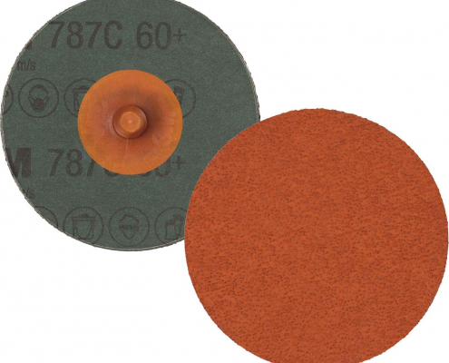 3M Roloc Fiberscheibe 787C Ø 50 mm & 75 mm, Körnung P36–P120, für Edelstahl mit Präzisionskorntechnologie