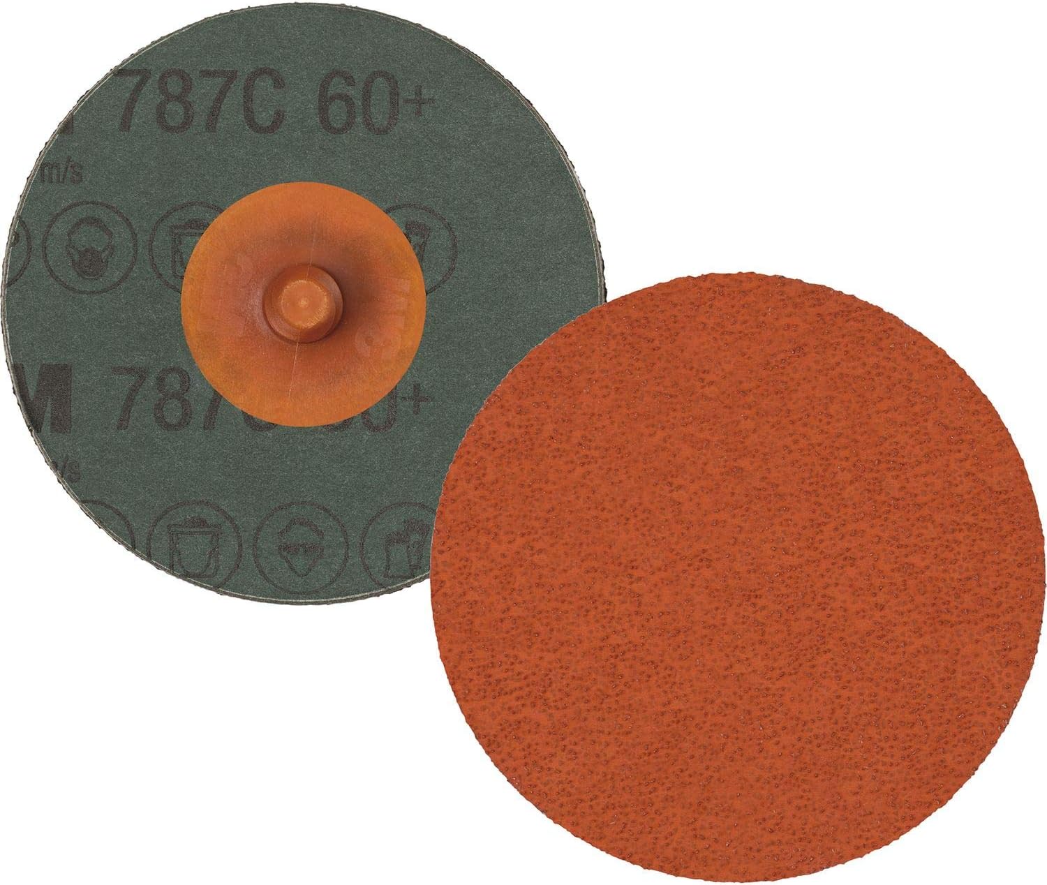 3M Roloc Fiberscheibe 787C Ø 50 mm & 75 mm, Körnung P36–P120, für Edelstahl mit Präzisionskorntechnologie