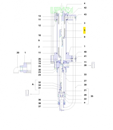 Sames Kremlin Faltenbalg 044.970.055 – Original Ersatzteil mit 100 mm Hublänge für Hydraulikteile