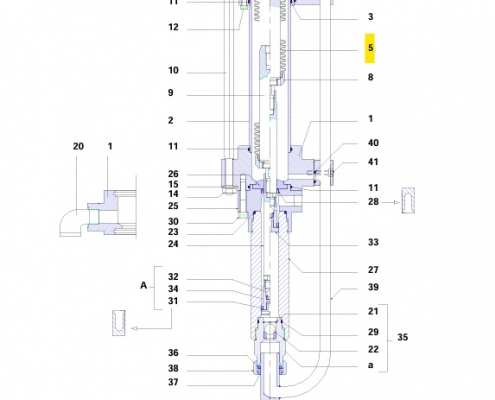 Sames Kremlin Faltenbalg 044.970.055 – Original Ersatzteil mit 100 mm Hublänge für Hydraulikteile
