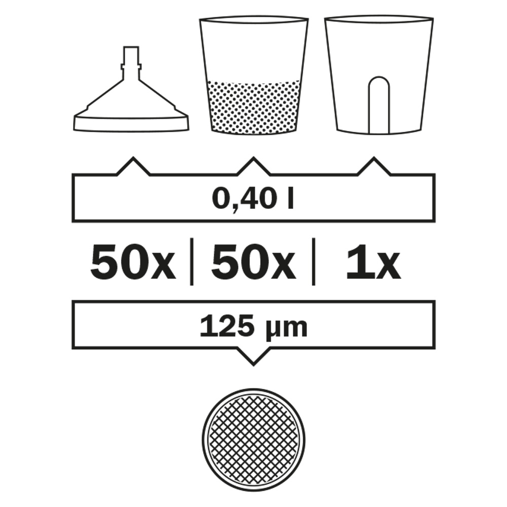 SATA LCS Liner Cup 0,40 l