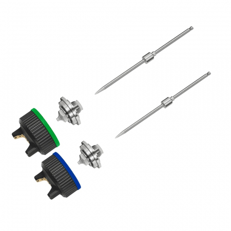 Hochwertiger Düsensatz für die SATAjet X 5500 mit verschiedenen Düsendurchmessern.