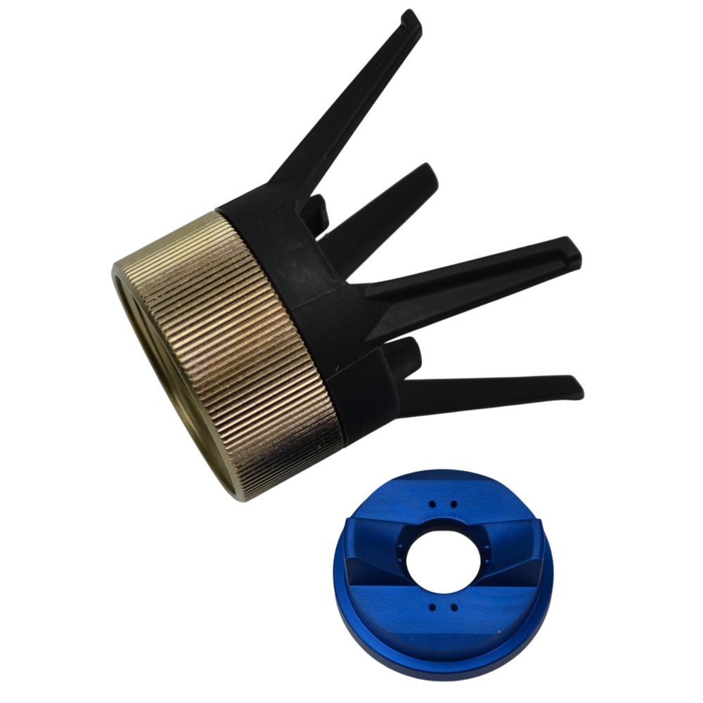 Wagner Luftkappe GM4x00 — Blau (Art. Nr. 394910) Wagner Luftkappe GM4x00 in Blau, Art. Nr. 394910 — farbkodierte Luftkappe zur Optimierung der Luftführung und des Sprühbildes