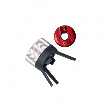 Wagner Luftkappe GM4x00 in Rot, Art. Nr. 394911 — farbkodierte Luftkappe zur Optimierung der Luftführung und des Sprühbildes